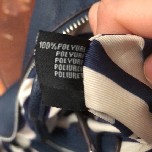 Splendid Blue Vegan Leather Satchel Shoulder Bag - Picture 10 of 12